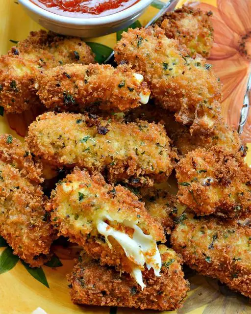Bâtonnets de Mozzarella Panés Panko