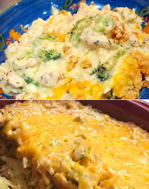 Gratin de Brocoli et Riz au Fromage