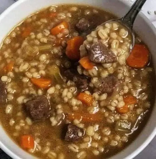 Soupe au Bœuf et à l'Orge Inoubliable