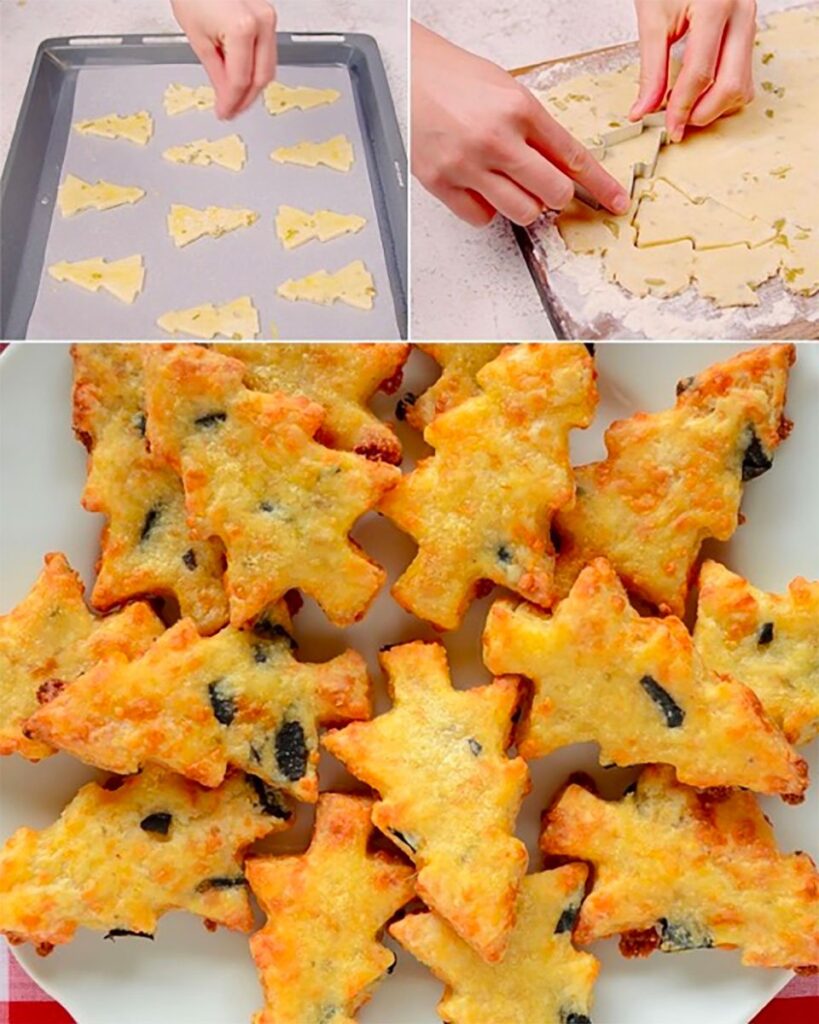 Arbres Feuilletés au Fromage