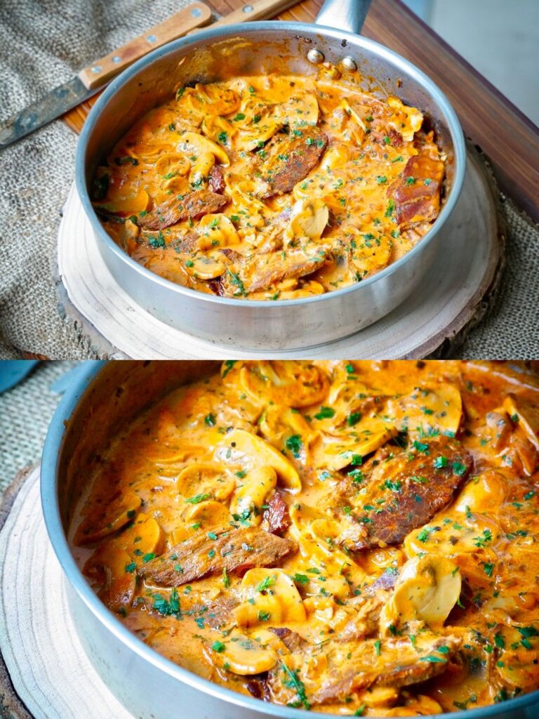 Boeuf Stroganoff