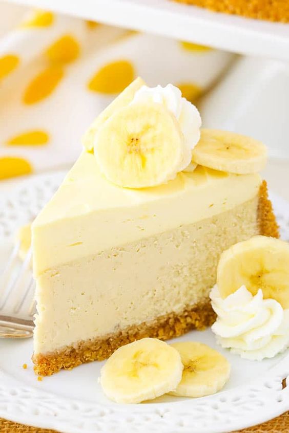 Le Cheesecake à la Banane et au Cream Cheese