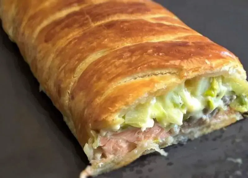 Delice De Saumon Et Poireauxt