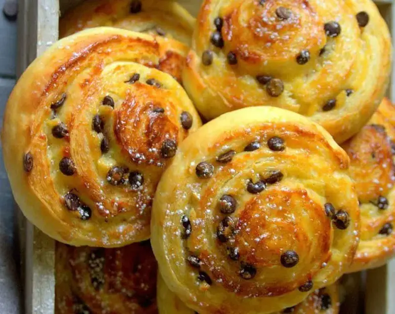 Recette Roules A La Creme Patissiere Et Chocolat
