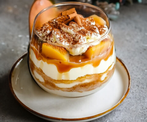 Tiramisu Pomme-Caramel Beurre Salé : Un Dessert Fondant et Gourmand