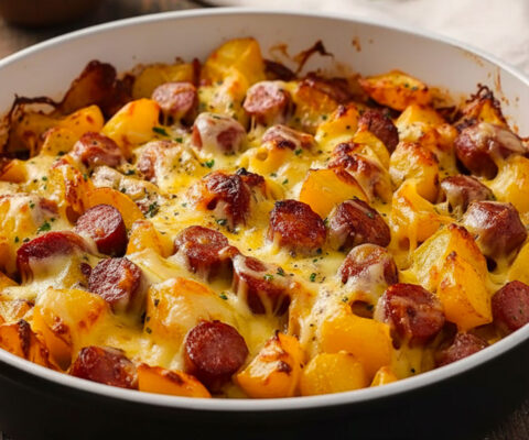 Gratin Rustique Pommes de Terre & Saucisse